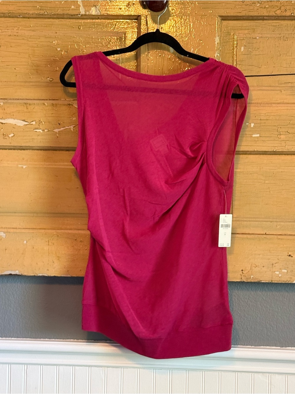 Anthropologie Sleek Fuchsia Sleeveless Women’s Top